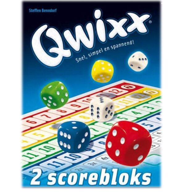 Dobbelspel Qwixx extra Scorebloks